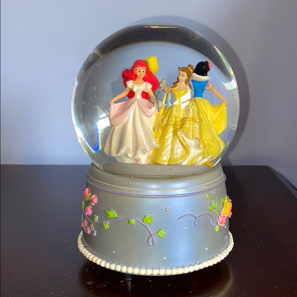 disney princess snow globe